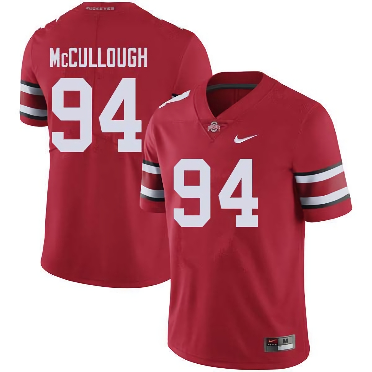 Roen McCullough Ohio State Buckeyes Men's NCAA #94 Nike Red College Stitched Football Jersey GJQ2056YO